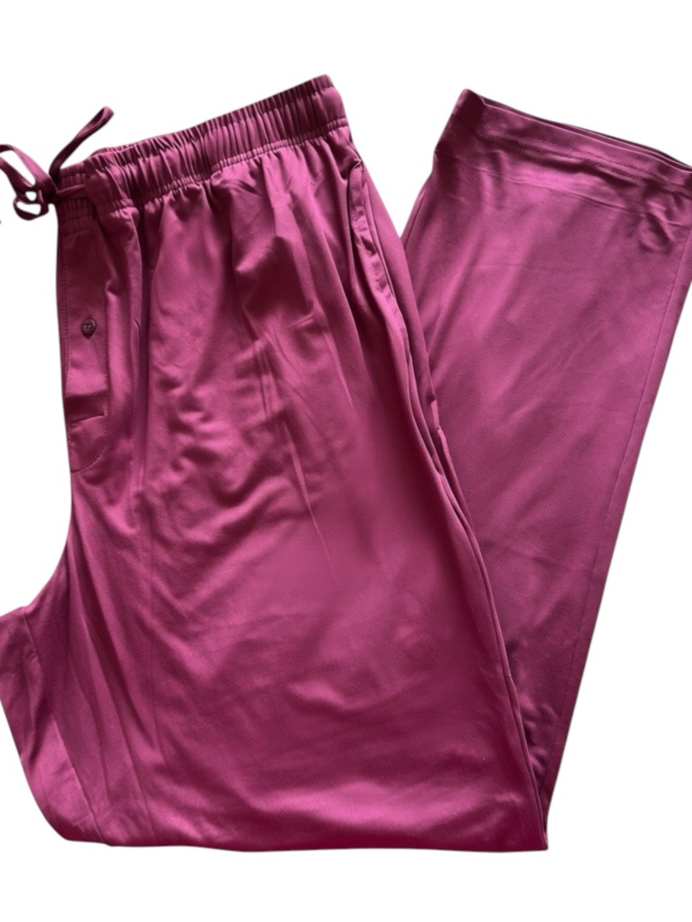 Hanes Men's Knit Sleep Pants in Deep Plum Size XL NWT
